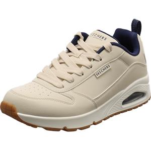Skechers Uno Alder Trainer Uomo, Bianco, 43 EU