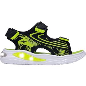 KangaROOS K-SLS Goblin, Sandali Bassi Unisex-Bambini, Raven Limone Verde, 26 EU