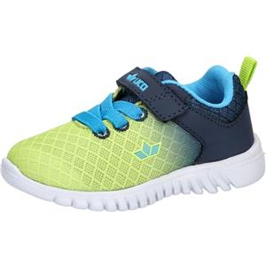 Lico Mia Vs, Scarpe Primi Passi Unisex-Bambini, Blu Marino Limone, 24 EU