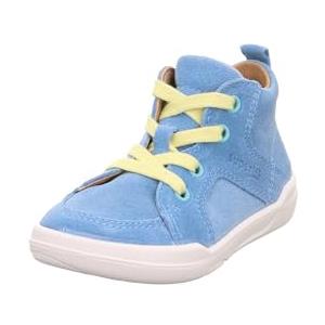 Superfit Scarpe Primi Passi da Ragazzo Superfree, Azzurro Giallo 8400, 22 EU