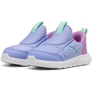 PUMA Scarpe Fun Racer 2 SLIPTECH™ per Bimbi ai Primi Passi 27, Intense Lavender Mint Jelly Mauve Pop Purple Green Pink
