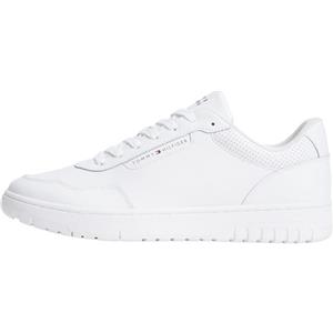 Tommy Hilfiger Uomini TH Basket Core Leather FM0FM05927 Low Top, Nero, 7