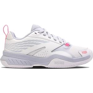 K-Swiss Performance Speedex Padel - Scarpe da Tennis, White/Arctic Ice/Neon Pink,