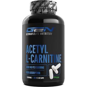 GEN GERMAN ELITE NUTRITION Acetyl-L-Carnitina - 250 Capsule vegane