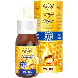 TONGIL Propoli Pura in Gocce, Estratto Puro 60 ml, Senza Alcool - Apicol Tongil