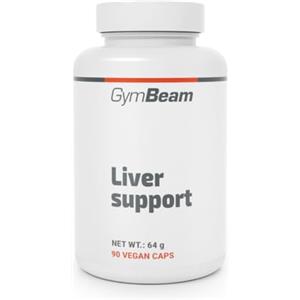 GymBeam Liver Support - Integratore Alimentare con Colina Bitartrato, Estratto di Cardo Mariano per Supporto per il Fegato - Con Semi d'Uva, Curcuma, Tarassaco, Vitamina C, Vitamine B1 e B6, 90 cps