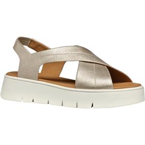 Geox D DANDRA 40 A, Sandalo Donna, Lt Gold, 41 EU