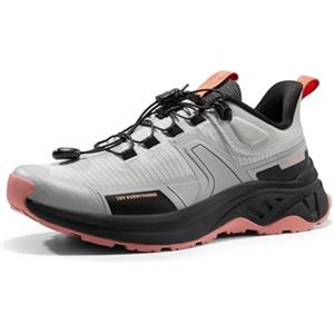 NORTIV 8 Scarpe Trekking Donna Leggere,Grigio Rosa,38