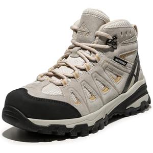 NORTIV 8 Scarpe da Trekking Impermeabili Donna,Tortora,38.5W