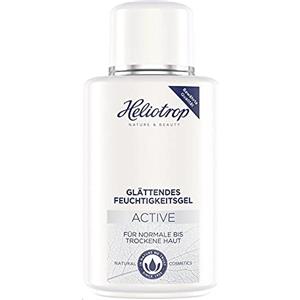 HELIOTROP Naturkosmetik crema idratante per pelle normale e secca, cura del viso con aloe vera, gel idratante attivo, 1 x 150 ml