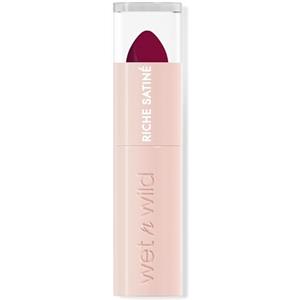 Wet n Wild Rich Satin Lip Color, Rossetto a Lunga Durata, Effetto Finito Satinato, Formula Idratante che non Asciuga e Riccamente Pigmentata, Texture Liscia e Vellutata, Fire Sign