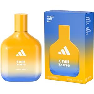 adidas Vibes Chill Zone Eau de Parfum, Per tutti, Rilassante e confortevole, Profumo a lunga durata, Lavanda e Vaniglia 100 ml