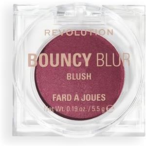 Revolution Skincare London Revolution Bouncy Blur Blush, make-up per guance e labbra, formula modulabile con effetto levigante, Bouncy Berry, Vegan & Cruelty-Free