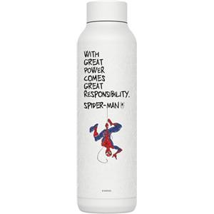 QUOKKA SOLID X MARVEL | BOTTIGLIA TERMICA IN ACCIAIO INOX DOPPIA PARETE | SPIDER-MAN GREAT POWER