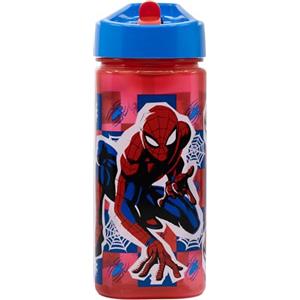 Stor BOTTIGLIA RIUTILIZZABILE SQUARE DE 510 ML | SPIDERMAN ARACHNID GRID