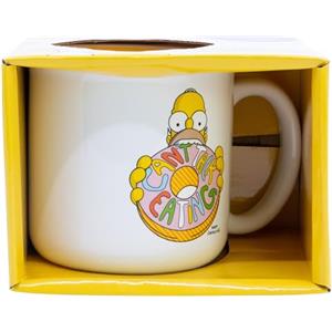 Stor Tazza in Ceramica I Simpson 400ml - Tazza Colazione con Design Originale - Adatta Microonde e Lavastoviglie - Perfetta per Caffè, Tè e Cioccolata
