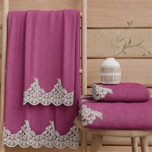 PETTI Artigiani Italiani - Asciugamani Bagno in 100% Spugna di Cotone, Set Asciugamani 1+1, 2 Pezzi 1 Asciugamano Viso e 1 Asciugamano Mani, Fuxia