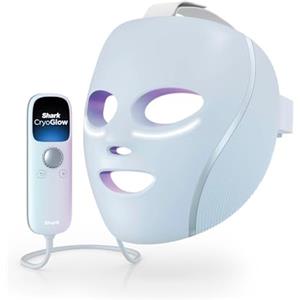Shark CryoGlow, Maschera LED Viso, Blu Ghiaccio, FW312EU