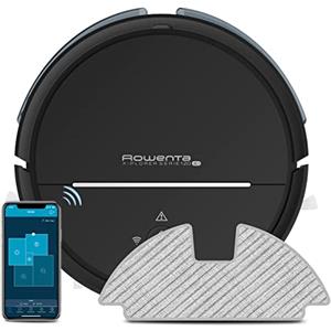 Rowenta RR7875 X-Plorer Serie 120 AI Robot Aspirapolvere Lavapavimenti con Mappatura Precisa, Tecnologia Laser, 2700Pa, Autonomia 2 Ore, Pulizia 4 in 1, Modalità Eco, App Dedicata, Nero