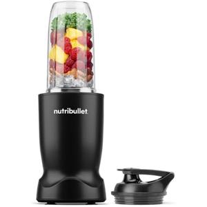 Nutribullet Turbo 1000W - Frullatore Potente Compatto, Smoothie Maker, Personal Blender con Auto-Cycle 45 Secondi, Lama Rapid Extractor, per Frullati, Frutta Congelata e Frutta Secca, Nero (NBT1004MB)