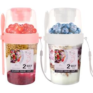 ASelected 2 bicchieri da yogurt