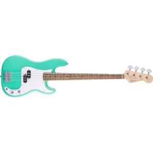 Fender Squier by Fender Debut Collection Precision Bass, Tastiera in Laurel, Battipenna Bianco, Seafoam Green
