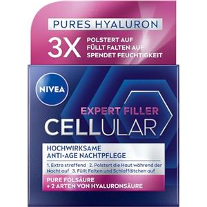 NIVEA Cellular Expert Filler - Cura notturna anti-età altamente efficace, 50 ml
