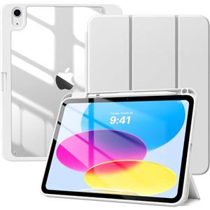 TiMOVO Cover per iPad A16 11. Gen 11"&10. Gen 10,9", Bianco