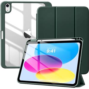 TiMOVO Cover per iPad A16 11. Gen 11"&10. Gen 10,9", Verde notte