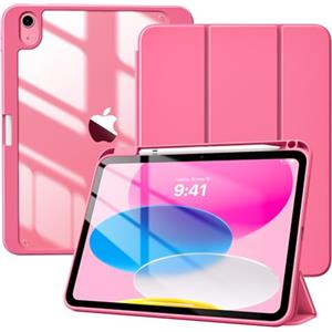 TiMOVO Cover per iPad A16 11. Gen 11"&10. Gen 10,9", Anguria Rossa