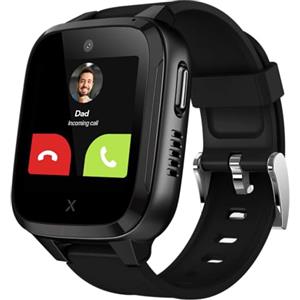 XPLORA Kidzi - Telefono da polso per bambini 4G - Chiamate, messaggi, modalità scuola, funzione SOS, localizzazione GPS, fotocamera e contapassi - Richiede Abbonamento (NERO)