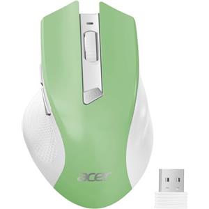 Acer Mouse Wireless Ergonomico, mouse computer ottico USB senza fili, 2,4 GHz con ricevitore mini USB, 1600 DPI regolabile, 6 pulsanti, compatibile con PC/Mac/Laptop/Chromebook