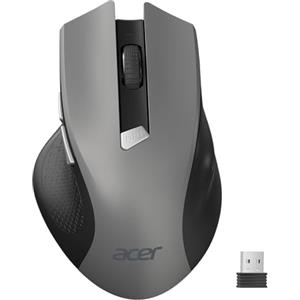 Acer Mouse Wireless Ergonomico, mouse computer ottico USB senza fili, 2,4 GHz con ricevitore mini USB, 1600 DPI regolabile, 6 pulsanti, compatibile con PC/Mac/Laptop/Chromebook