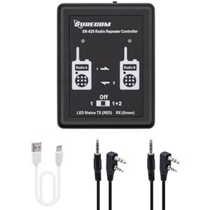Surecom Gam3Gear Surecom SR-629 2 in 1 Duplex Croce banda radio ripetitore controller con radio canali via cavo per Walkie Talkie