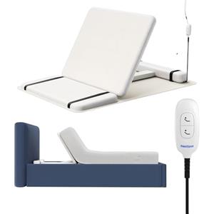 FLEXISPOT Base Letto Elettrica Regolabile, Schienale Inclinabile 0-60°, Sollevamento Silenzioso <50 dB, Telecomando a 2 Pulsanti, Supporto fino a 90 kg, Compatibile con Materassi 80-100 x 180-200 cm