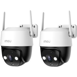 Imou Kit Telecamere Wi-Fi Esterno 2K, Videocamere Sorveglianza 2pz, 2,4 GHz
