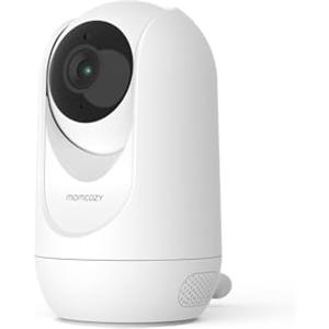 momcozy Telecamera per Baby Monitor BM01, 1080P HD, Zoom 4x，Funzione PTZ, Visione Notturna, Abbinamento Facile, Unità Extra per Seconda Stanza (NON Compatibile con BM03)