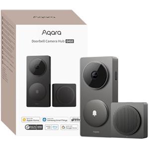 Aqara 2K Videocitofono G410 Suoneria, Hub Matter, Cablato/Wireless, Grigio