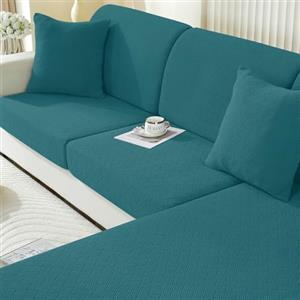 Ystyle Copriseduta Divano Elasticizzato, Universale Copricuscini Divano, Sofa Seat Cover, Copri Seduta Divano Antigraffio, Copridivano Cuscini, Coprisedile Divano (1 Posto*2, Verde Scuro)