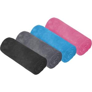 HAGOT 4 Pack Asciugamano Sportivo in Microfibra, Super Assorbente e Traspirante, Leggero, ad Asciugatura Rapida, per Yoga, Campeggio, Palestra, Fitness, 75 cm x 35 cm