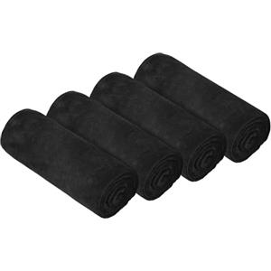 HAGOT 4 Pack Asciugamano Sportivo in Microfibra, Super Assorbente e Traspirante, Leggero, ad Asciugatura Rapida, per Yoga, Campeggio, Palestra, Fitness, 75 cm x 35 cm