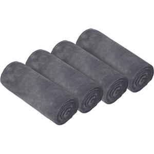 HAGOT 4 Pack Asciugamano Sportivo in Microfibra, Super Assorbente e Traspirante, Leggero, ad Asciugatura Rapida, per Yoga, Campeggio, Palestra, Fitness, 75 cm x 35 cm