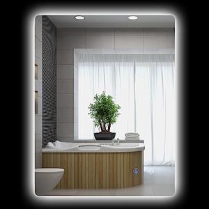 kleankin Specchio Bagno con Luce LED 70x50 cm 3 Colori Luce 3000K-6500K