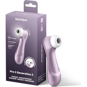 Satisfyer Pro 2 Vibratore per Donna Professionale | Stimolazione Clitoridea silenziosa e potente con Tecnologia Liquid-Air | Sex Toys