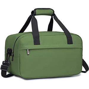 KONO 35x20x20cm Borsa da Viaggio Leggero Palestra Borsone da Viaggio con Tracolla (Verde)