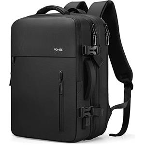 HOMIEE Zaino da Viaggio Valigia da Viaggio Espandibile da 22L a 40L Zaino Impermeabile Uomo Separazione Asciutta e Umida per Laptop da 15,6 Pollici Zaini Porta PC per Uomo Donna