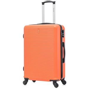 CELIMS - Valigia Media 20 kg Rigida Arancione Leggera | Valigia da Stiva 65cm Donna | Lucchetto Integrato | ABS | Trolley Medio 65cm con 4 Ruote