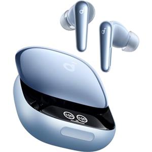Soundcore Liberty 4 Pro di Anker, auricolari wireless con cancellazione del rumore adattiva in tempo reale, 7 sensori, ricarica 2x più veloce, musica Hi-Fi, chiamate nitide con 6 microfoni e IA