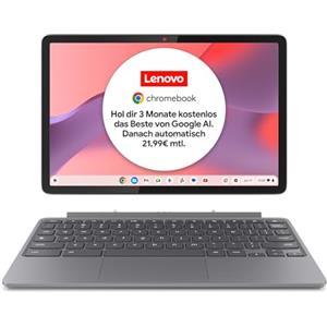 Lenovo Chromebook IdeaPad Duet 3 2 in 1 Tablet | Display touch WUXGA 10,95 | Mediatek Kompanio 838 | 4 GB RAM | SSD 128 GB | Grafica Mediatek | Chrome OS | QWERTZ | Grigio