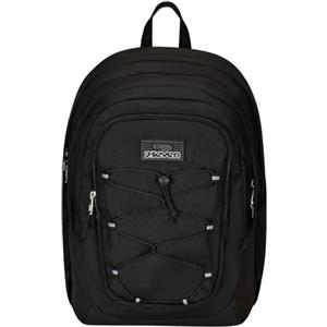 Seven Zaino Doppio Scomparto Imovepack, Nero, Con Tasca Porta Borraccia, Scuola e Viaggio, Medie e Superiori, Bambini e Ragazzi